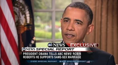 Obama Supports Gay Marriage
